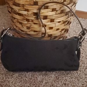 Genuine Coach black purse bag